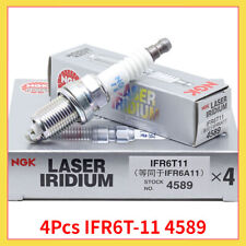 Vela de ignição 4 peças NGK laser irídio IFR6T-11 4589 para Lexus Scion Toyota Audi, usado comprar usado  Enviando para Brazil