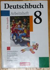 Deutschbuch arbeitsheft 8 gebraucht kaufen  Heppenheim