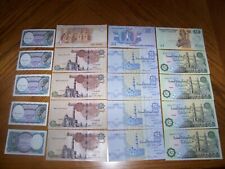 Lote de 20 billetes de banco de Egipto cuatro tipos sin circular segunda mano  Embacar hacia Mexico