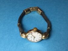 Relógio feminino OMEGA folheado a ouro com pulseira de corda - Cerca de 1947 , usado comprar usado  Enviando para Brazil