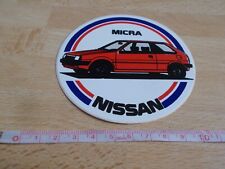 Autocollant nissan micra d'occasion  Toulon