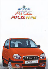 Hyundai Atos Prime Prospekt 2002 5/02 D brochure prospectus catalogus catalog comprar usado  Enviando para Brazil