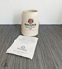 Paulaner keramik bierkrug gebraucht kaufen  Würselen