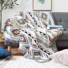 Bohemian Plaid Blanket for Sofa bed Decorative Blankets Camping Picnic Blanket, used for sale  Shipping to South Africa