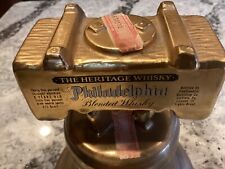 Philadelphia Heritage Whiskey 1976 Bicentennial Decanter Liberty Bell 22k EMPTY for sale  Shipping to South Africa