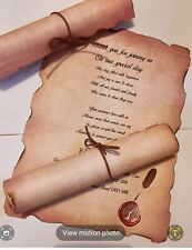 Personalised vintage scroll for sale  NUNEATON