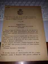 Regio decreto 1892 usato  Italia