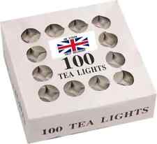 100pcs tea light for sale  BRADFORD