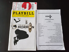 Book mormons playbill for sale  North Bergen