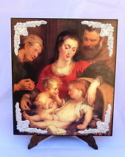 Holy family painting usato  Italia