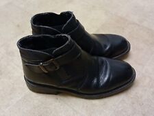 Clarks black leather for sale  ROYSTON