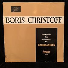 BORIS CHRISTOFF - RACHMANINOV Songs - Alexandre Labinsky - EMI La Voix FALP 569 for sale  Shipping to South Africa