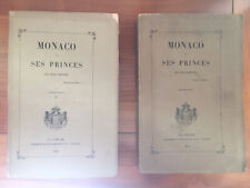 Occasion, MONACO et ses princes par Henri Métivier 2/2 La Flèche Eug. Jourdain 1865 d'occasion  Ancy-le-Franc
