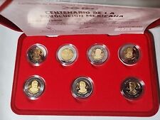 Juego de monedas de pesos conmemorativas del centenario de la revolución mexicana de México UNC , usado segunda mano  Embacar hacia Mexico