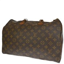 BOLSA DE MÃO DE VIAGEM LOUIS VUITTON SPEEDY 35 MONOGRAMA COURO MARROM M41524 09YD601 comprar usado  Enviando para Brazil