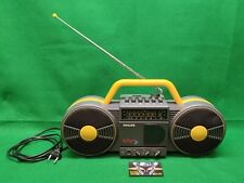Vintage 1985, Stereo Boombox PHILIPS ROLLER, Radio Casette Recorder Type D 8007. segunda mano  Embacar hacia Argentina