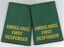 ambulance epaulettes for sale  Shipping to Ireland