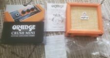 Amplificador combo de guitarra Orange Amplifiers Crush Mini 3W 1x4 laranja perfeito estado com caixa manual comprar usado  Enviando para Brazil