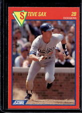 1989 Score Baseball's 100 Hottest Players Steve Sax #33 - Los Angeles Dodgers comprar usado  Enviando para Brazil
