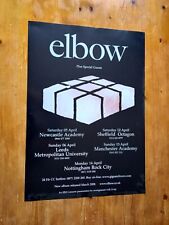 Elbow concert poster for sale  SALFORD