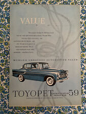 Vintage 1959 toyopet for sale  Cleves