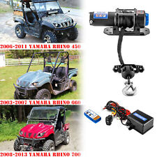 For 2003-2013 YAMAHA RHINO 450/660/700 UTV 4500lb 12V Electric Winch Mount Kit for sale  Shipping to South Africa