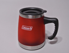 Coleman Vintage Stainless Steel Travel Coffee Camp Mug with Lid - Red for sale  Shipping to South Africa