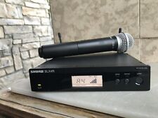 Sistema de microfone sem fio Shure BLX4R-H8/BLX2-H8 518-542 MHz PG58. comprar usado  Enviando para Brazil