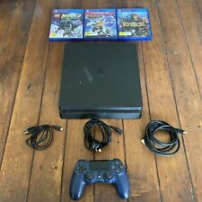Sony PlayStation 4 PS4 Slim Jet Black 1TB 1 controle e 3 jogos comprar usado  Enviando para Brazil