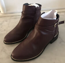 Bottines boots bordeaux d'occasion  Nice-