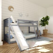 Jeniffer Kids Twin Over Twin Bunk Bed by Harriet Bee.Solid New Zealand pine wood for sale  Shipping to South Africa