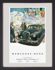 Poster retro mercedes d'occasion  L'Isle-sur-la-Sorgue