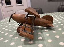 Vintage wooden biplane for sale  Shipping to Ireland