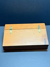 Wooden Lap Desk Vintage Hinged  for sale  Shipping to South Africa