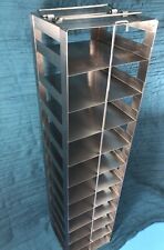 Southern Labware Freezer Rack Vertical Fits 11 Boxes with Locking Rod 2 Racks for sale  Shipping to South Africa