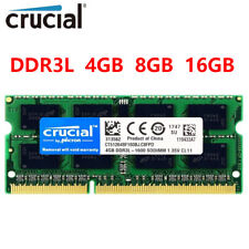 Usado, Memoria RAM SODIMM 204 pines Crucial DDR3L 4 GB 16GB 1666 1333 1600 MHz segunda mano  Embacar hacia Argentina