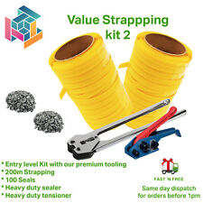 Safeguard Trojan Economy Heavy Duty Pallet Strapping Banding Kit 200m coil for sale  Shipping to South Africa