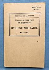 Manuel ww2 hygiene d'occasion  Saint-Omer