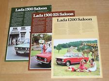 Lada Saloon Dwustronna broszura / ulotki 1978 - 1200 1500 1300ES na sprzedaż  Wysyłka do Poland