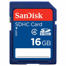 Usado, Cartão de memória 16GB SanDisk classe 4 SD SDHC SDSDB-016G C4 padrão 100% genuíno comprar usado  Enviando para Brazil
