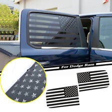 Adesivo adesivo acabamento lateral janela traseira bandeira dos EUA preto Dodge RAM 1500 2019-2024 comprar usado  Enviando para Brazil