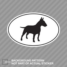 Adesivo oval Bull Terrier Euro vinil cachorro animal de estimação canino, usado comprar usado  Enviando para Brazil