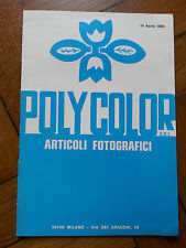 Polycolor catologo fotografici usato  Milano