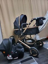 Baby Stroller 3 in 1 Baby Pram Pushchair Buggy with Car Seat for sale  Shipping to South Africa