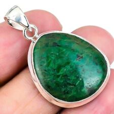 Used, Uvaorite Gemstone 925 Solid Sterling Silver Jewelry Pendant 1.58 for sale  Shipping to South Africa
