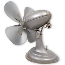 Vintage Fan heavy metal base desk Art Deco mid century Industrial Metal Ornament for sale  Shipping to South Africa