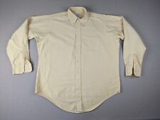 Camisa Brooks Brothers Makers OCBD Adulto 16 34 Amarilla Botones Hecha en EE. UU. segunda mano  Embacar hacia Argentina