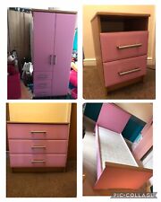 Pink oak bedroom for sale  WREXHAM