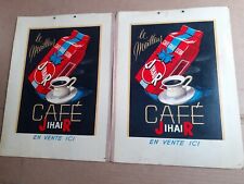 Affiches publicitaires café d'occasion  Saint-Valery-sur-Somme