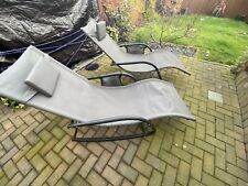 Pair garden loungers for sale  LEEDS